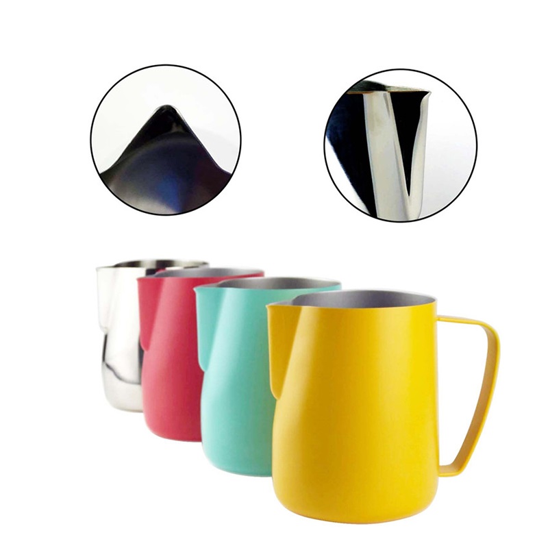 Milk Steaming Pitcher - إبريق قهوة والحليب واللاتيه من الفولاذ