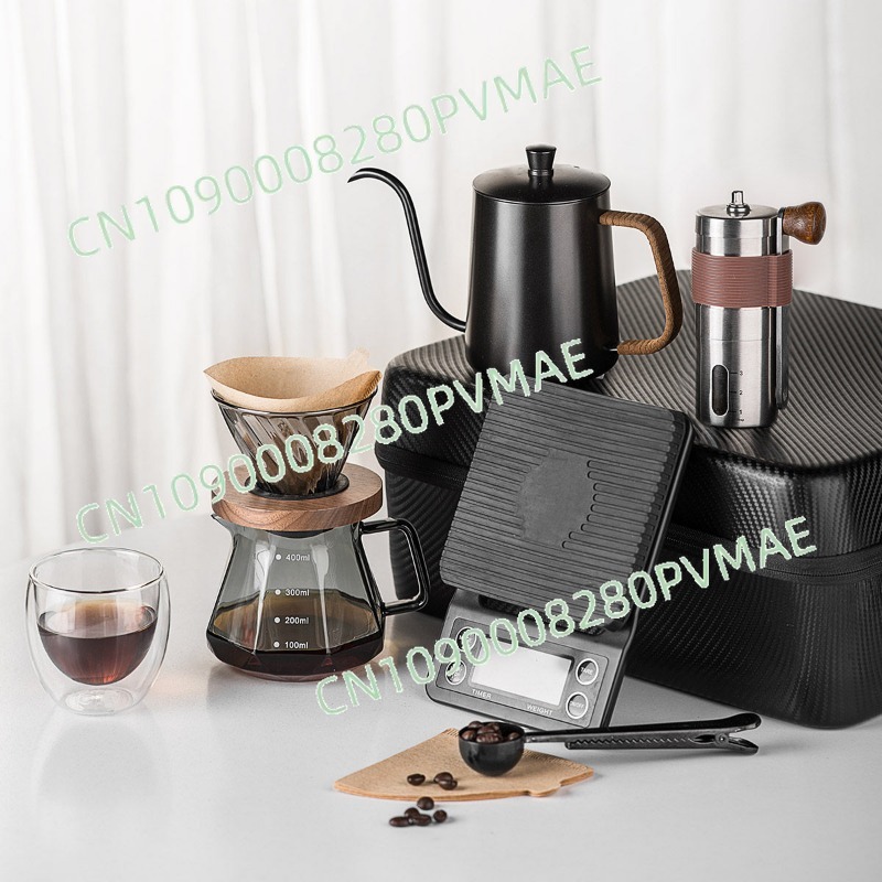Coffee Equipment Pour Over - مجموعة أدوات تحضير القهوة يدويًا للتخييم