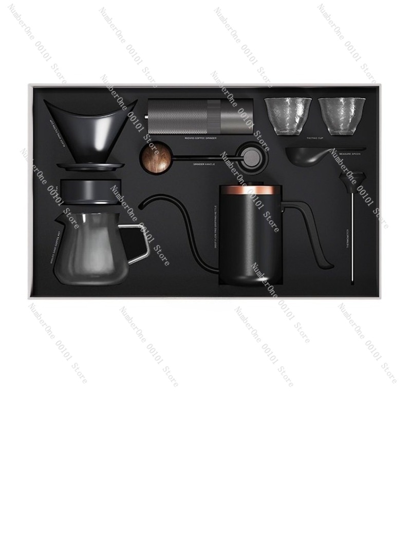 Coffee Equipment Pour Over - طقم صنع القهوة اليدوي في صندوق