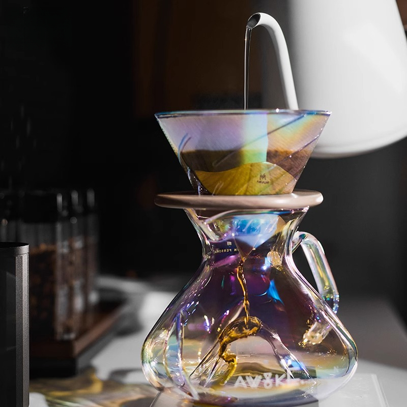 Coffee Equipment Pour Over - صانع قهوة بالتقطير اليدوي مع وعاء