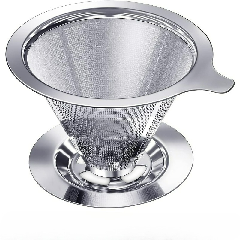 Coffee Equipment Pour Over - صب فوق القهوة المنقط 304 الفولاذ
