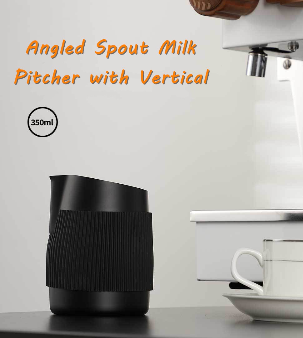 إبريق رغوة الحليب بدون مقبض من - مراجعة Milk Steaming Pitcher وسعره
