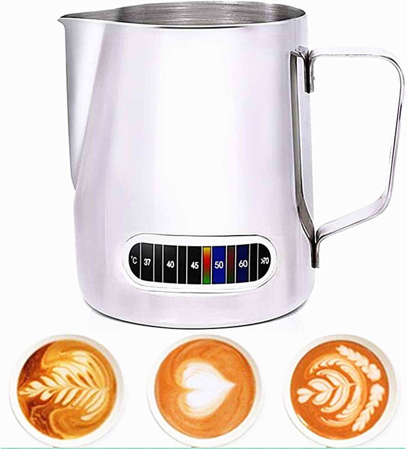 أباريق مزبد الحليب مع ميزان حر - مراجعة Milk Steaming Pitcher وسعره