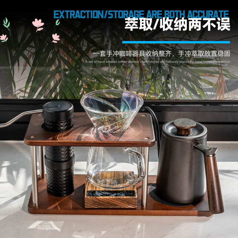 حامل خشبي صلب لتحضير القهوة با - مراجعة Coffee Equipment Pour Over وسعره