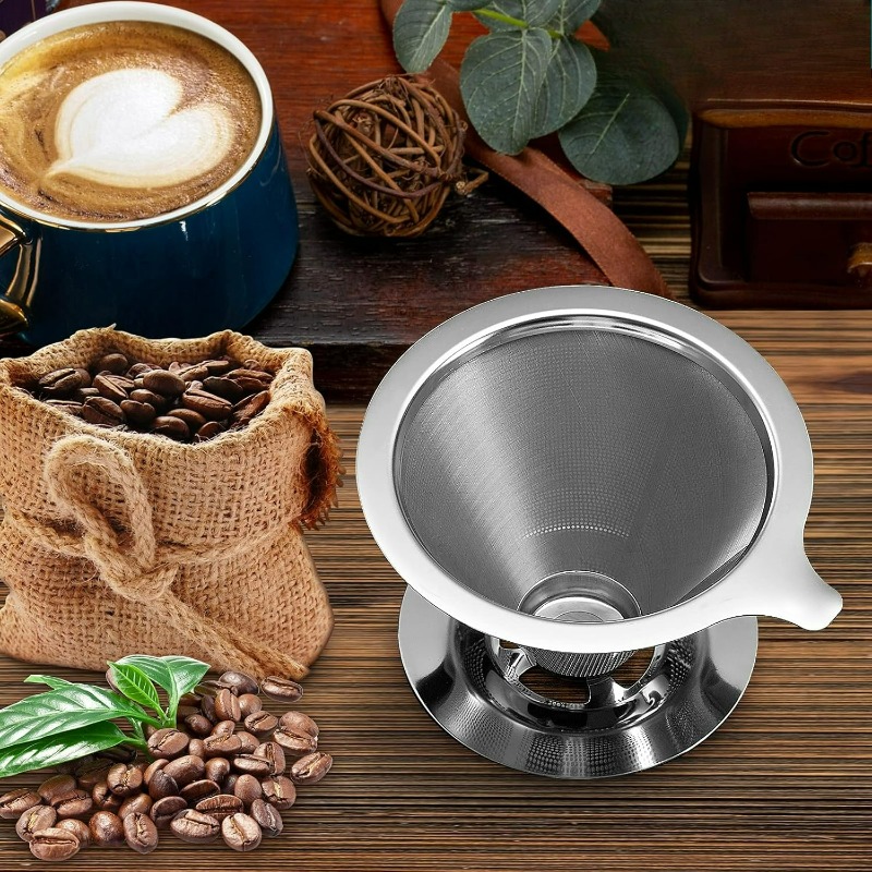 صب فوق القهوة المنقط 304 الفول - مراجعة Coffee Equipment Pour Over وسعره