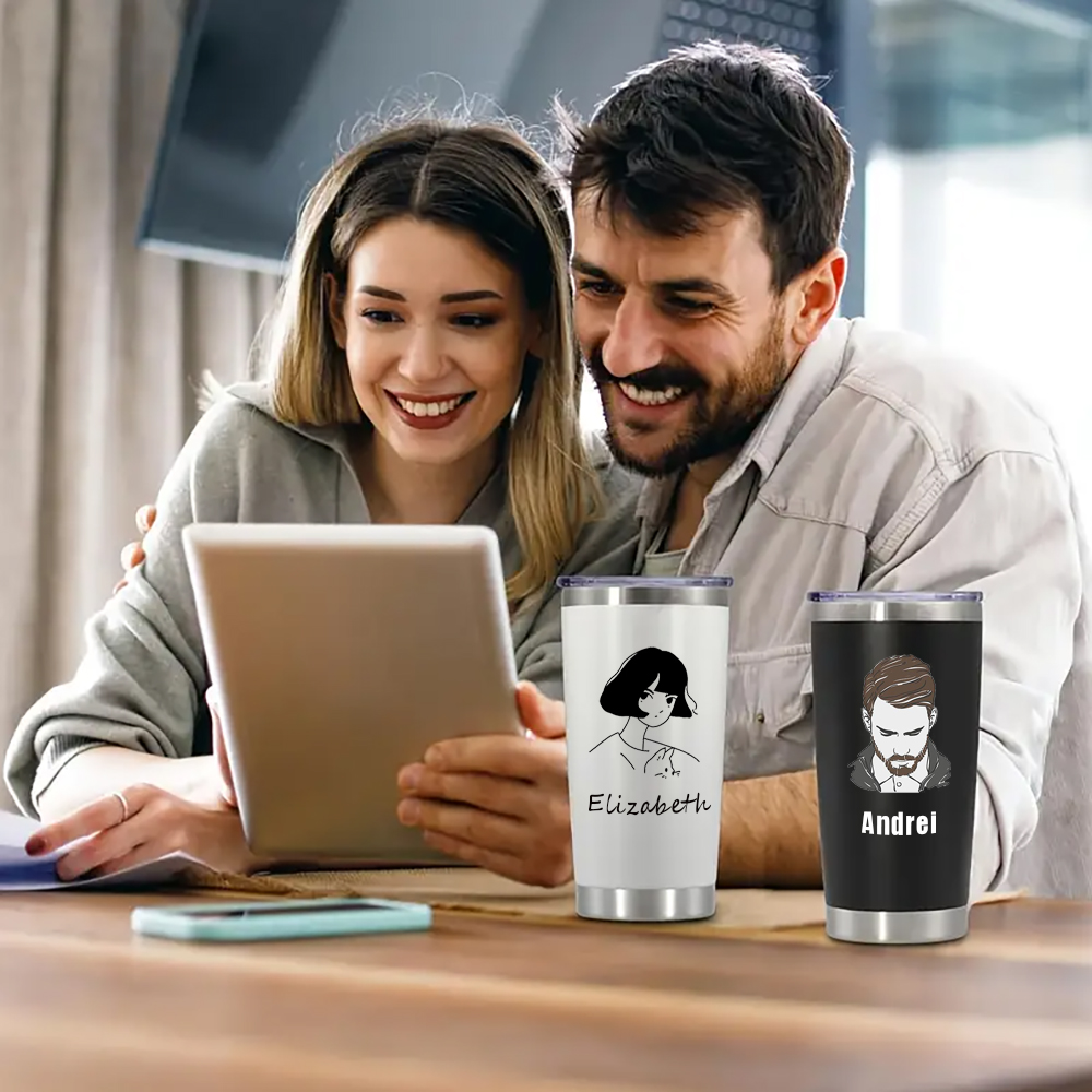 أكواب أنيقة من الفولاذ المقاوم - مراجعة Coffee Equipment With Name وسعره