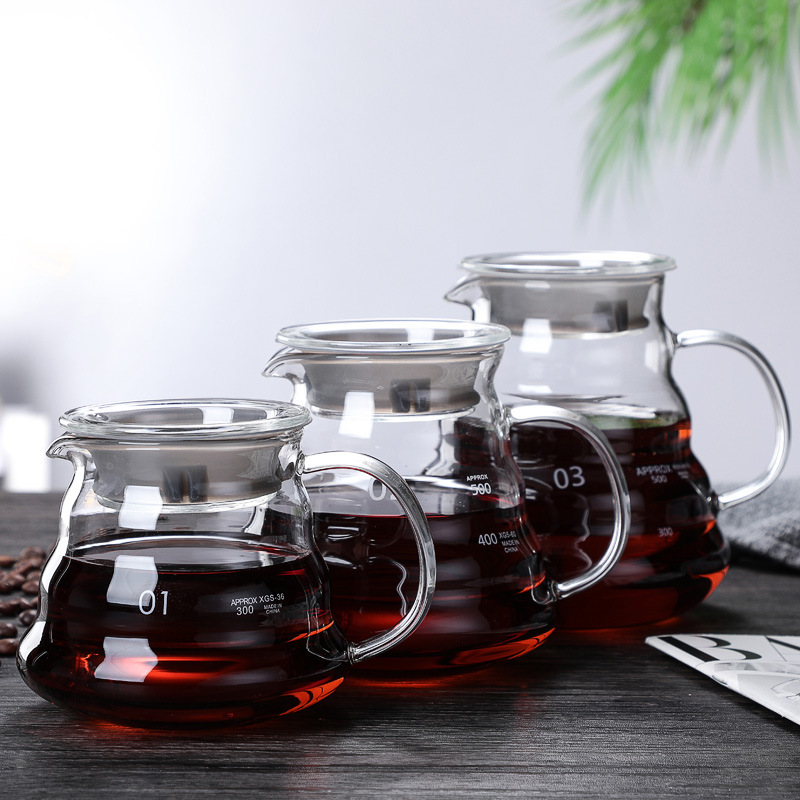 صب فوق صانع القهوة مجموعة زجاج - مراجعة Coffee Equipment Pour Over وسعره