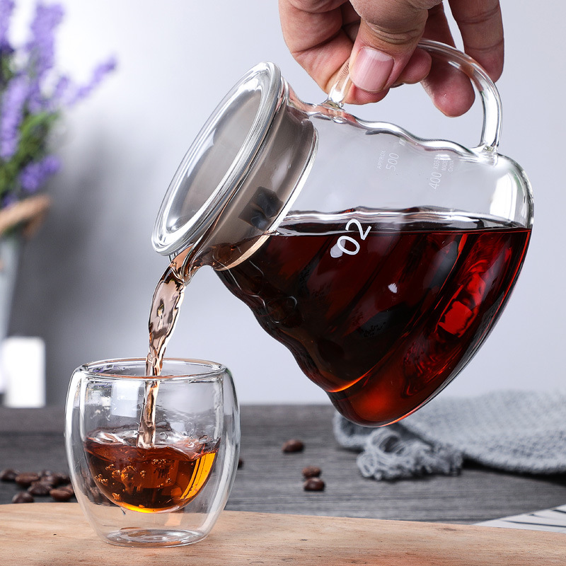 صب فوق صانع القهوة مجموعة زجاج - مراجعة Coffee Equipment Pour Over وسعره